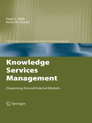 cover image of Knowledge Services Management